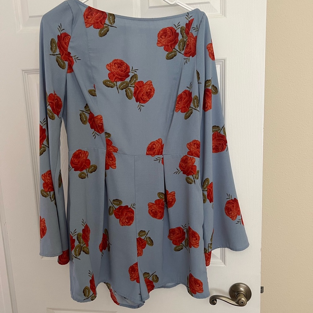Urban outfitters rose romper